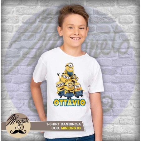 T-shirt Minions Cattivissimo me - 03 - personalizzata