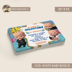 Inviti festa Baby boss - 01