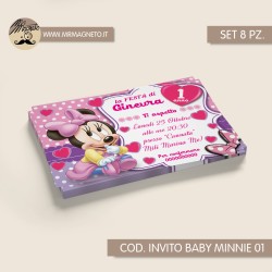 Inviti festa Baby Minnie - 01
