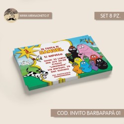 Inviti festa Barbapapà - 01