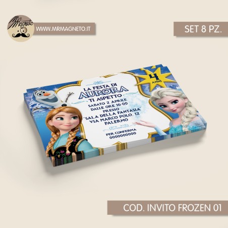Inviti festa Frozen - 01