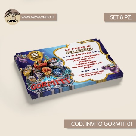 Inviti festa Gormiti - 01