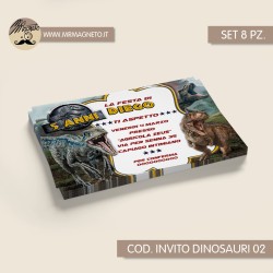 Inviti festa Dinosauri - 02