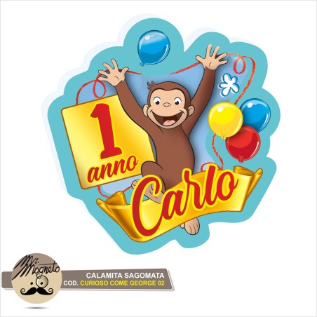 Calamita sagomata Curioso come George 02