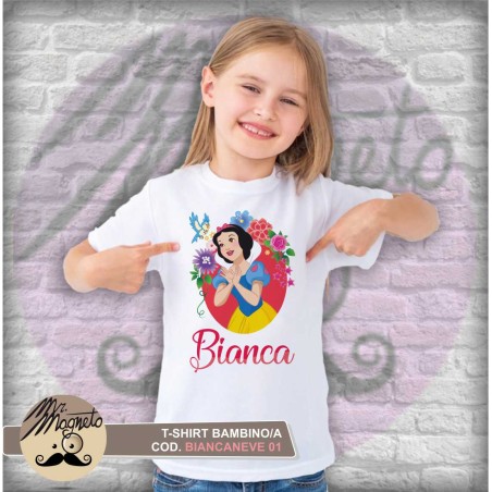 T-shirt Biancaneve - 01 - personalizzata