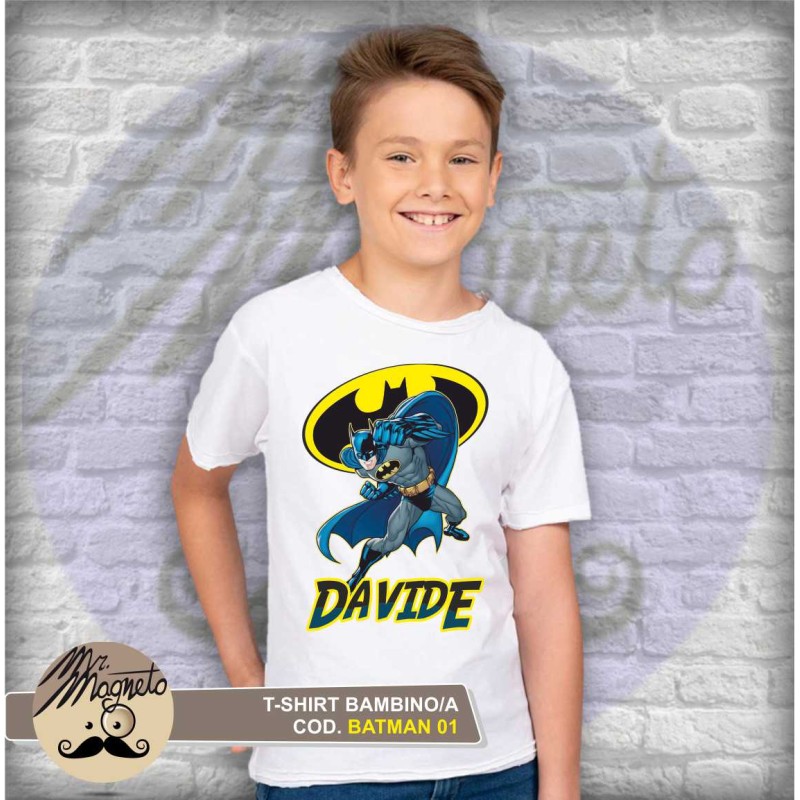 T-shirt Batman - 01 - personalizzata