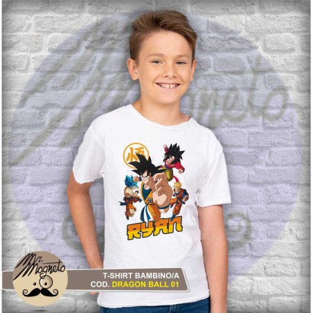 T-shirt Dragon Ball - 01 - personalizzata