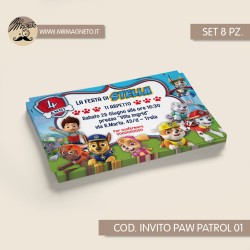 Inviti festa Paw patrol - 01