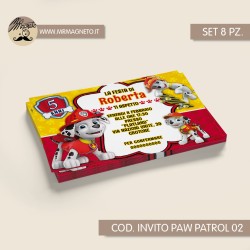 Inviti festa Paw patrol - 02