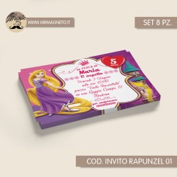 Inviti festa Rapunzel - 01