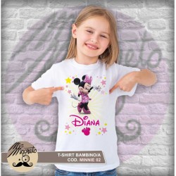 T-shirt Minnie - 02 - personalizzata