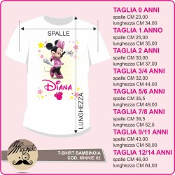T-shirt Minnie - 02 - personalizzata