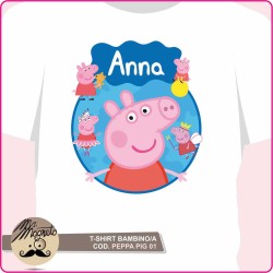 T-shirt Peppa Pig - 01 - personalizzata