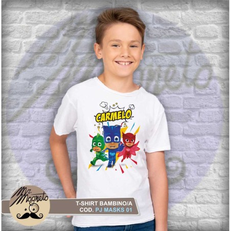 T-shirt Pj Masks - 01 - personalizzata