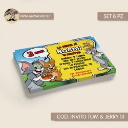 Inviti festa Tom & Jerry - 01