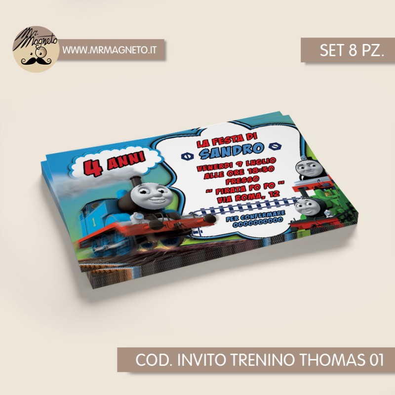 Inviti festa Trenino Thomas - 01