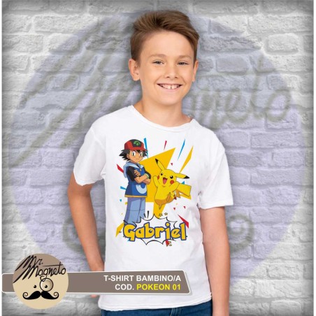 T-shirt Pokemon - 01 - personalizzata