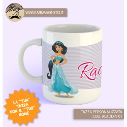 Tazza Aladdin e Jasmine - 01 - personalizzata