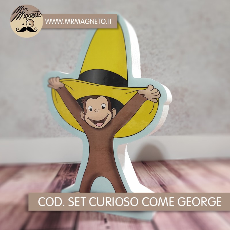 Curioso invito festa di compleanno George Curioso Invito george party FILE  personalizzato da STAMPAre -  Italia