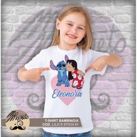 T-shirt Lilo e Stitch - 01 - personalizzata