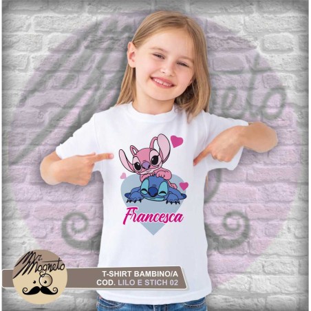 T-shirt Lilo e Stitch - 02 - personalizzata