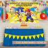 Striscione Super Mario / Sonic - 02 - carta cm 140x100 personalizzato