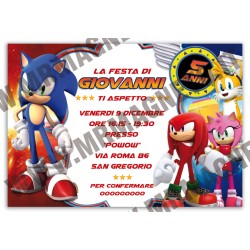 Inviti festa Sonic - 01