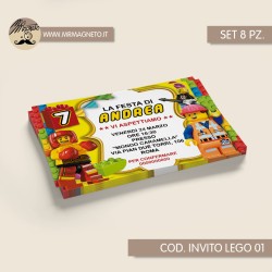 Inviti festa Lego - 01