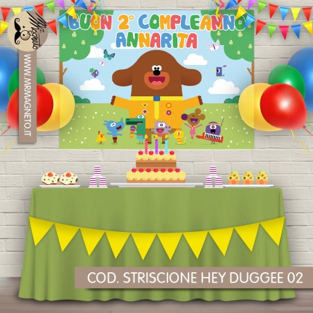 Striscione Hey Duggee - 02 - carta cm 140x100 personalizzato