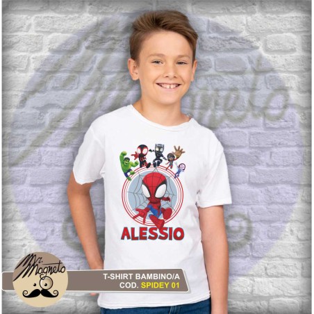 T-shirt Spidey e i suoi fantastici amici - 01 - personalizzata