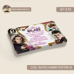 Inviti festa Harry Potter - 01