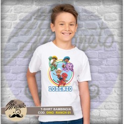 T-shirt Dino Ranch - 01 - personalizzata