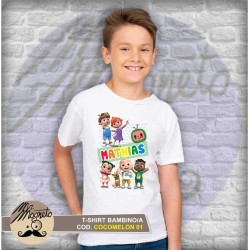T-shirt COCOMELON BOY- 01 - personalizzata