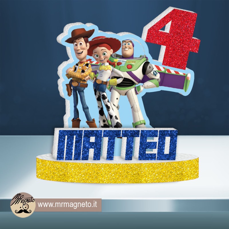 Sagoma Toy Story 01 con nome e numero
