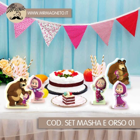 Set Sagome Masha e Orso 01